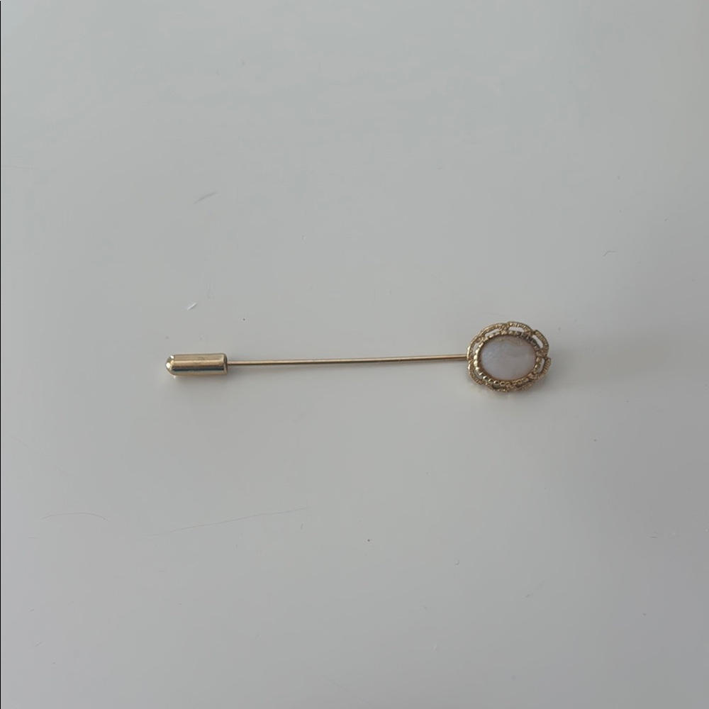 Genuine Opal Stick Hat Pin